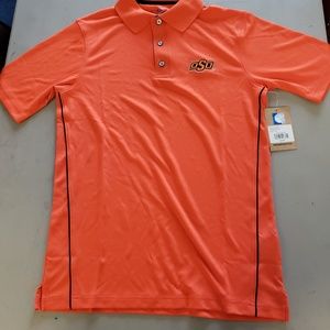 Oklahoma State Cowboys OSU Mens Golf Polo Shirt